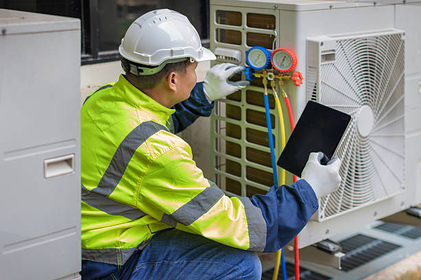 Professional Hvac technician working in Winter Beach, FL